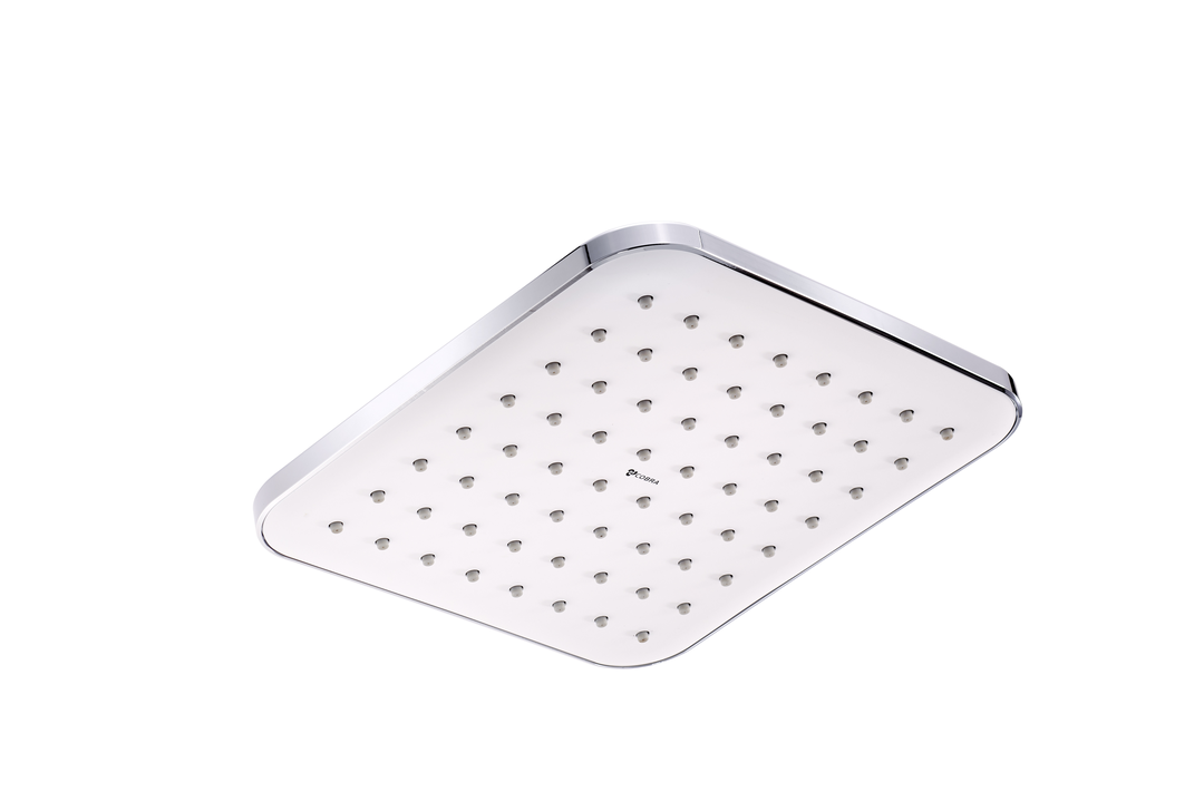 Cobra Pause Showerhead Square White