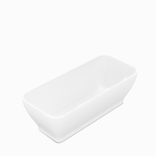 Quattro Freestanding White Tub 1630x720mm