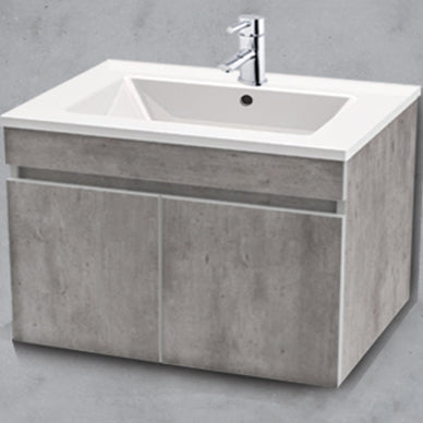 500 Perla Grey Bathroom Cabinet Incl Basin