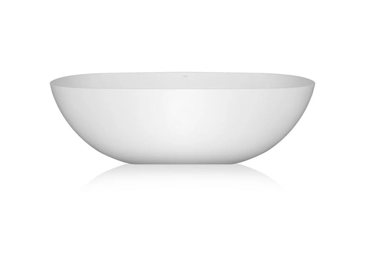 Silhouette Freestanding White Tub 1580x800mm (ex bath waste)