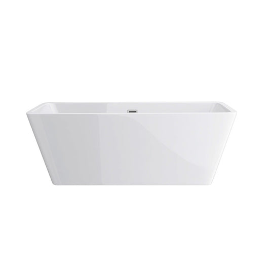 Luna Freestanding White Bath 1700x880x580mm